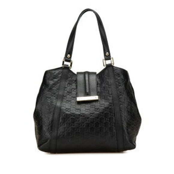 Gucci Guccissima Tote Bag Black Leather - Picture 1 of 8